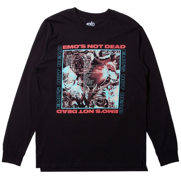 emos not dead Other - END Emos Not Dead long sleeve black shirt Sz XL